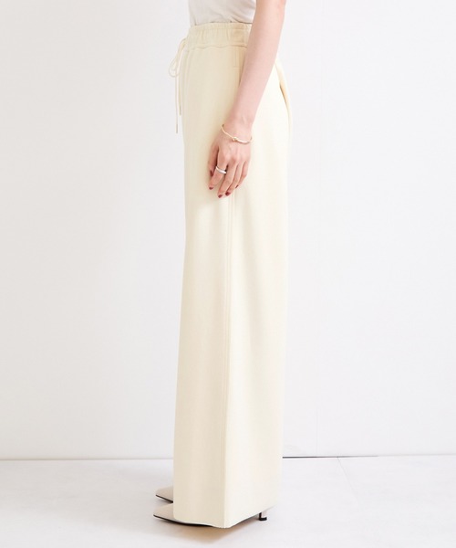 le cercle ADAM ET ROPE'（ルセルクルアダムエロペ）の「サンディカットJZワイドパンツ/セットアップ対応（その他パンツ・レディース・オフホワイト/ブラック/ライトグレー・FREE）」の11枚目の写真