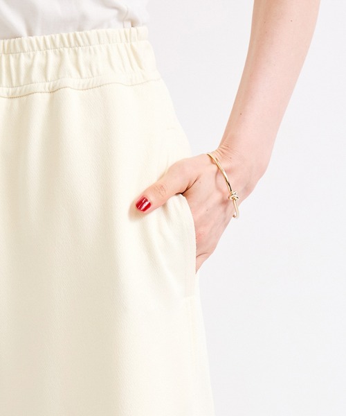 le cercle ADAM ET ROPE'（ルセルクルアダムエロペ）の「サンディカットJZワイドパンツ/セットアップ対応（その他パンツ・レディース・オフホワイト/ブラック/ライトグレー・FREE）」の14枚目の写真