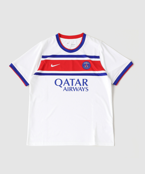 NIKE(ナイキ)の「【NIKE / ナイキ】PSG M NK DF SS TOP PM K HM(Tシャツ/カットソー・メンズ・ホワイト・MEDIUM/LARGE/X-LARGE/SMALL)」の4枚目の写真