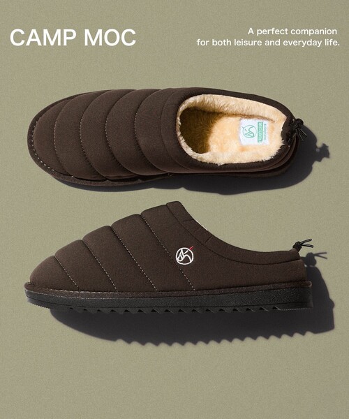 FREAK'S STORE(フリークスストア)の「限定展開 CAMP MOC/キャンプモック/スリッポン/ファーサンダル(スリッポン・メンズ・チャコールグレー/ブラック/ブラウン/オリーブ/レオパード・23.0cm/24.0cm/25.0cm/26.0cm/27.0cm/28.0cm)」の3枚目の写真