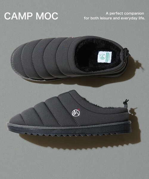 FREAK'S STORE(フリークスストア)の「限定展開 CAMP MOC/キャンプモック/スリッポン/ファーサンダル(スリッポン・メンズ・チャコールグレー/ブラック/ブラウン/オリーブ/レオパード・23.0cm/24.0cm/25.0cm/26.0cm/27.0cm/28.0cm)」の1枚目の写真