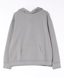 (SA) ストレッチ 無地 ワイド スウェットパーカー