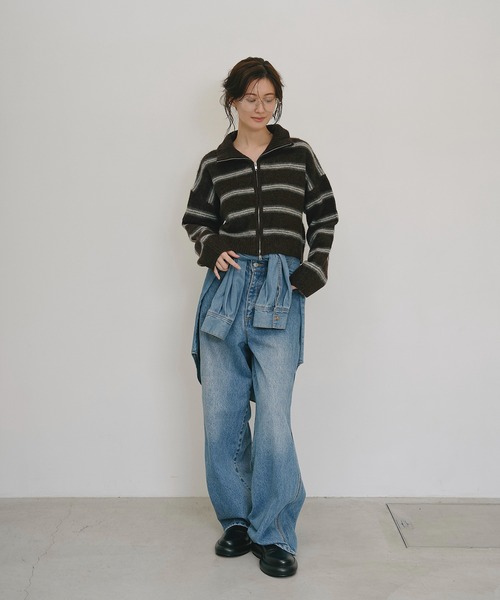 model：H166　着用サイズ：F