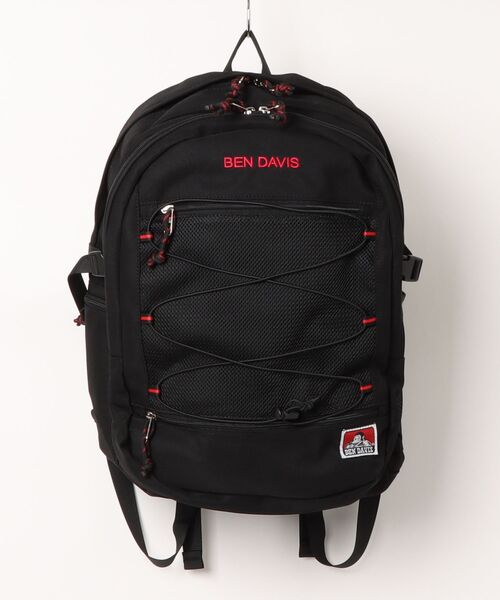 BEN DAVIS(ベンデイビス)の「【BEN DAVIS/ベンデイビス】【シンプルで合わせやすいデザインと、毎日の使いやすさを考えた機能性を両立】ボックスデイパック8500 MESH POCKET DAYPACK BDW-8500 保冷ポケット付 撥水 約31L 通学 通勤 旅行 PC収納可(バックパック/リュック・メンズ・レッド/ブラック/ブルー・FREE)」の1枚目の写真