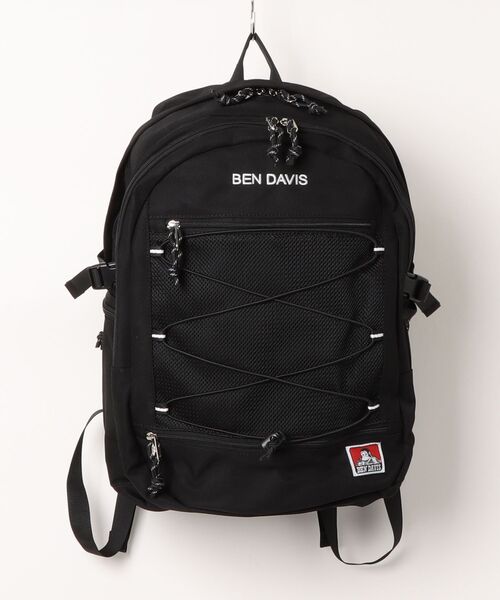 BEN DAVIS(ベンデイビス)の「【BEN DAVIS/ベンデイビス】【シンプルで合わせやすいデザインと、毎日の使いやすさを考えた機能性を両立】ボックスデイパック8500 MESH POCKET DAYPACK BDW-8500 保冷ポケット付 撥水 約31L 通学 通勤 旅行 PC収納可(バックパック/リュック・メンズ・レッド/ブラック/ブルー・FREE)」の2枚目の写真