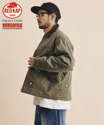 RED KAP(���b�h�L���b�v)��RED KAP/���b�h�L���b�v �ʒ� DUCK ZIP UP PADDED ZIP JACKET(�u���]��)
