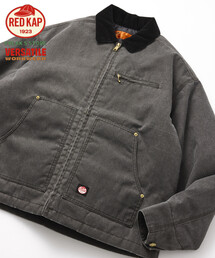 RED KAP(���b�h�L���b�v)��RED KAP/���b�h�L���b�v �ʒ� DUCK ZIP UP PADDED ZIP JACKET(�u���]��)