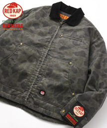 RED KAP(���b�h�L���b�v)��RED KAP/���b�h�L���b�v �ʒ� DUCK ZIP UP PADDED ZIP JACKET(�u���]��)