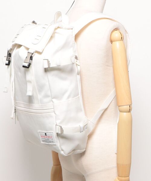 MAKAVELIC(マキャベリック)の「【SG】【MAKAVELIC】【TRUCKS DOUBLE BELT DAYPACK/バックパック リュック デイパック】(バックパック/リュック・メンズ・ホワイト・FREE)」の5枚目の写真