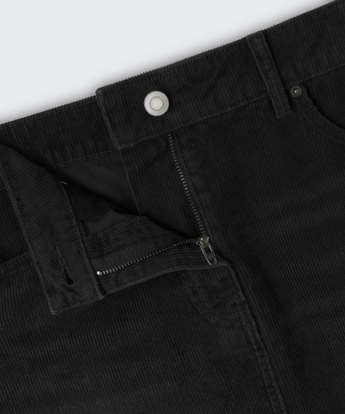 MUSINSA STANDARD WOMAN（ムシンサスタンダードウーマン）の「ウィメンズフェイデッド11Wコーデュロイマキシスカート[ブラック]（スカート・レディース・その他・LARGE/MEDIUM/SMALL/X-SMALL）」の4枚目の写真