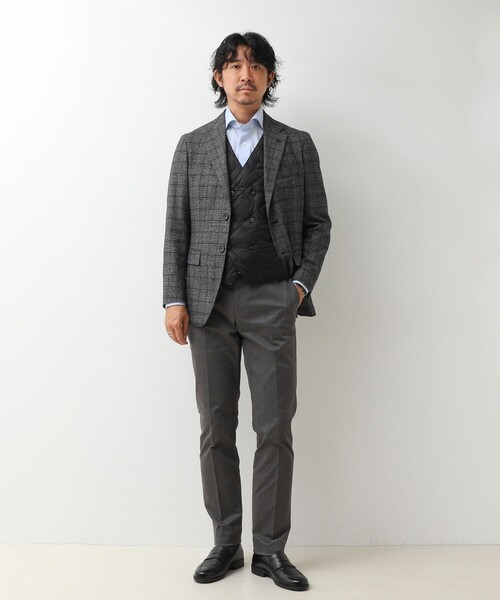 TAION(タイオン)の「【TAION/タイオン】W-BRESTED SNAP BUTTON DOWN GILET 26AW(ダウンベスト・メンズ・ダークネイビー/チャコールグレー/ブラック・XXL/M/XL/L)」の7枚目の写真