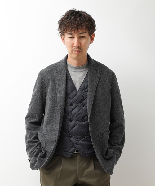 TAION(タイオン)の「【TAION/タイオン】W-BRESTED SNAP BUTTON DOWN GILET 26AW(ダウンベスト・メンズ・ダークネイビー/チャコールグレー/ブラック・XXL/M/XL/L)」の20枚目の写真