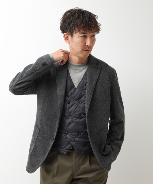 TAION(タイオン)の「【TAION/タイオン】W-BRESTED SNAP BUTTON DOWN GILET 26AW(ダウンベスト・メンズ・ダークネイビー/チャコールグレー/ブラック・XXL/M/XL/L)」の21枚目の写真