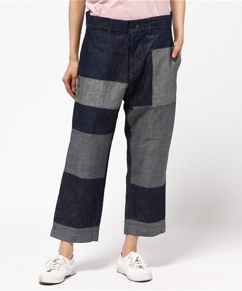 A(エィス)の「A / デニム パッチワークパンツ(デニムパンツ・レディース・ネイビー・ONE SIZE)」の14枚目の写真