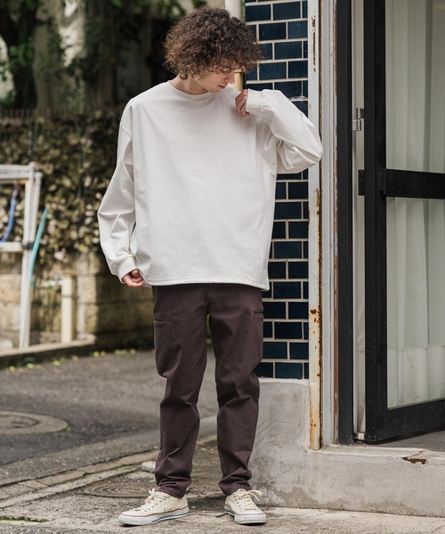 CAMBIO（カンビオ）の「mlt5896-コーデュロイスピンドルPO プルオーバー（Tシャツ/カットソー・メンズ・ホワイト/ブラック/グレイッシュベージュ・XL/L/M）」の7枚目の写真