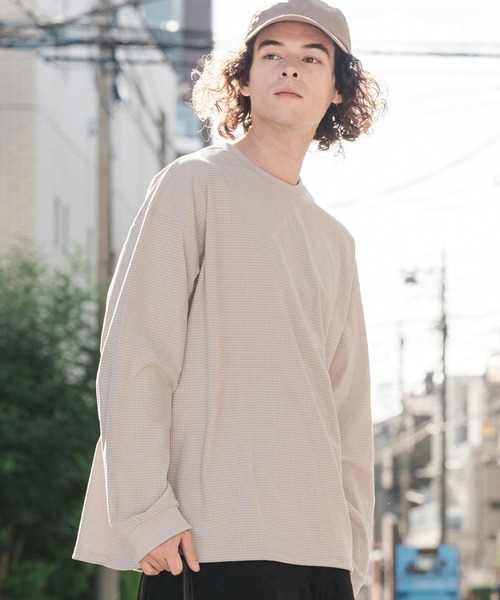 CAMBIO（カンビオ）の「mlt5896-コーデュロイスピンドルPO プルオーバー（Tシャツ/カットソー・メンズ・ホワイト/ブラック/グレイッシュベージュ・XL/L/M）」の11枚目の写真