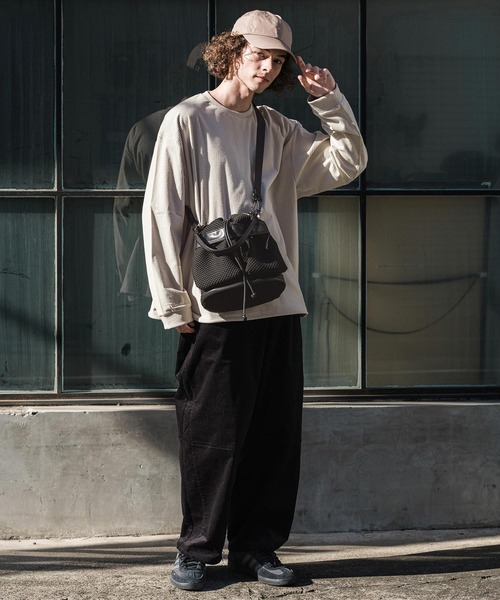CAMBIO（カンビオ）の「mlt5896-コーデュロイスピンドルPO プルオーバー（Tシャツ/カットソー・メンズ・ホワイト/ブラック/グレイッシュベージュ・XL/L/M）」の15枚目の写真