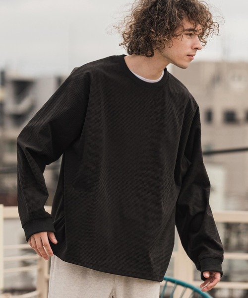 CAMBIO（カンビオ）の「mlt5896-コーデュロイスピンドルPO プルオーバー（Tシャツ/カットソー・メンズ・ホワイト/ブラック/グレイッシュベージュ・XL/L/M）」の16枚目の写真