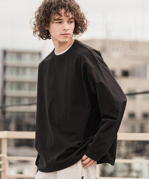 CAMBIO（カンビオ）の「mlt5896-コーデュロイスピンドルPO プルオーバー（Tシャツ/カットソー・メンズ・ホワイト/ブラック/グレイッシュベージュ・XL/L/M）」の18枚目の写真