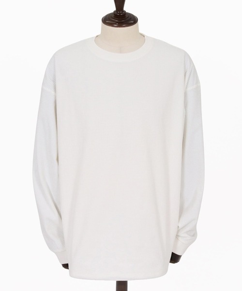 CAMBIO（カンビオ）の「mlt5896-コーデュロイスピンドルPO プルオーバー（Tシャツ/カットソー・メンズ・ホワイト/ブラック/グレイッシュベージュ・XL/L/M）」の22枚目の写真