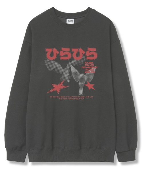 TI.GLAKE(ティーグレイク)の「ネバービン オーバーサイズ 裏毛 スウェットTシャツ 6カラー(スウェット・レディース・ブラック/ネイビー/ブラウン/グレー/クリーム/チャコール・LARGE/X-LARGE/XX-LARGE)」の9枚目の写真
