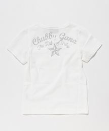 CHUBBYGANG | Vネック胸ポケットロゴTシャツ(Tシャツ/カットソー)