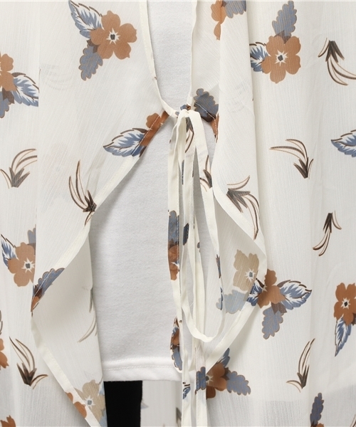 MOUSSY（マウジー）の「FLOWER 2WAY GILLET F（ベスト・レディース・ホワイト系その他・FREE）」の10枚目の写真