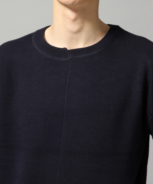 HARE（ハレ）の「デザインニットプルオーバー(HARE)（ニット/セーター・メンズ・ネイビー/オフホワイト/トップグレー・SMALL/MEDIUM/LARGE）」の9枚目の写真