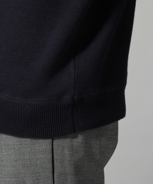 HARE（ハレ）の「デザインニットプルオーバー(HARE)（ニット/セーター・メンズ・ネイビー/オフホワイト/トップグレー・SMALL/MEDIUM/LARGE）」の11枚目の写真