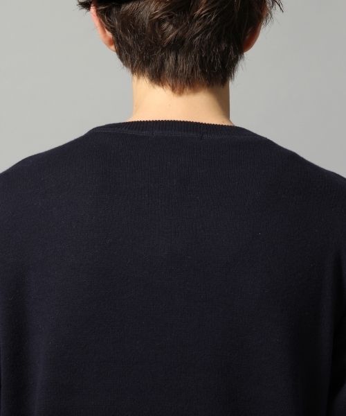 HARE（ハレ）の「デザインニットプルオーバー(HARE)（ニット/セーター・メンズ・ネイビー/オフホワイト/トップグレー・SMALL/MEDIUM/LARGE）」の12枚目の写真