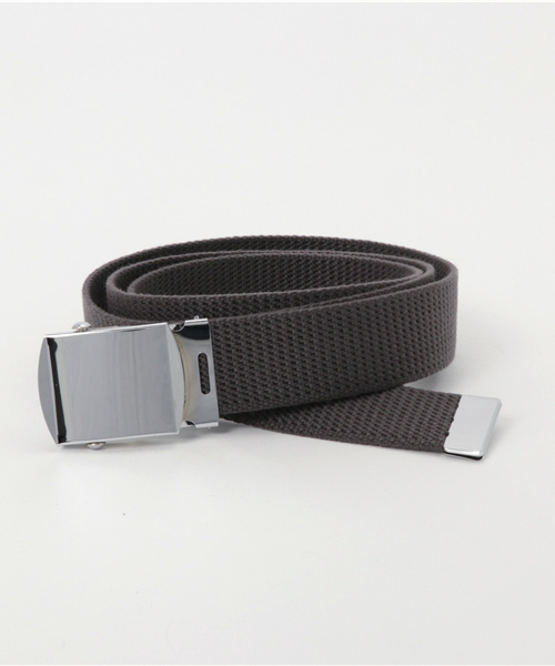 ADPOSION（アドポーション）の「【日本製】GIソリッドベルト（ベルト・メンズ・ネイビー/オレンジ/ブラック/ホワイト/レッド/グレー/チャコールグレー・FREE）」の4枚目の写真
