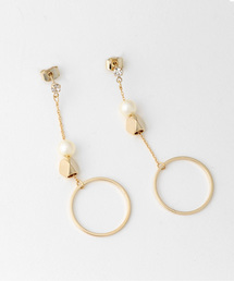 PLAIN CLOTHING | チェーンリングピアス【PLAIN CLOTHING】(ピアス(両耳用))