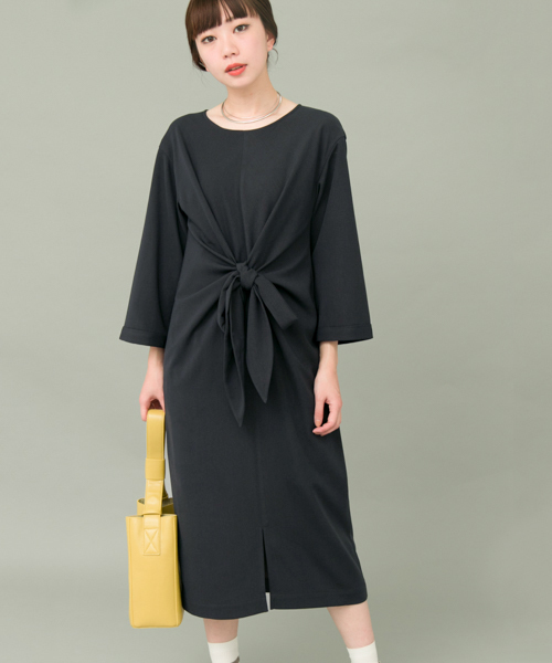 Kbf ケービーエフプラス の Kbf ウエストリボン2wayワンピース ワンピース Wear