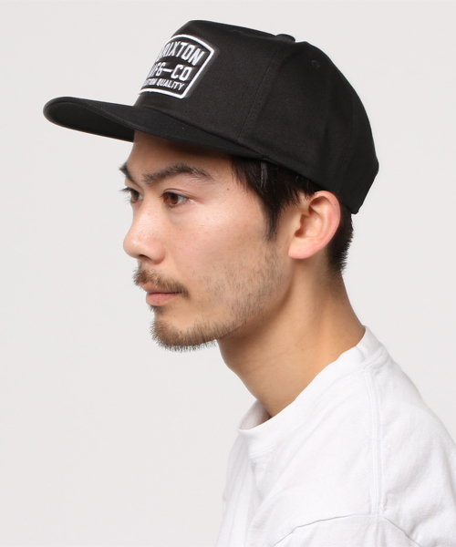BRIXTON（ブリクストン）の「ブリクストン スナップバックキャップ ナショナル ブラック BRIXTON（キャップ・メンズ・ブラック・FREE）」の2枚目の写真