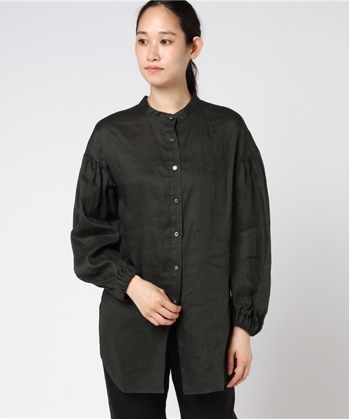 Framework フレームワーク の 金子綾 Framework マオカラーロングシャツ2 シャツ ブラウス Wear