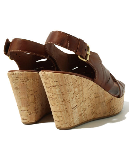 SHIPS for women（シップスフォーウィメン）の「FABIO RUSCONI:メッシュ ウェッジ サンダル（サンダル・レディース・キャメル/ブラウン・37/38/35/36）」の5枚目の写真