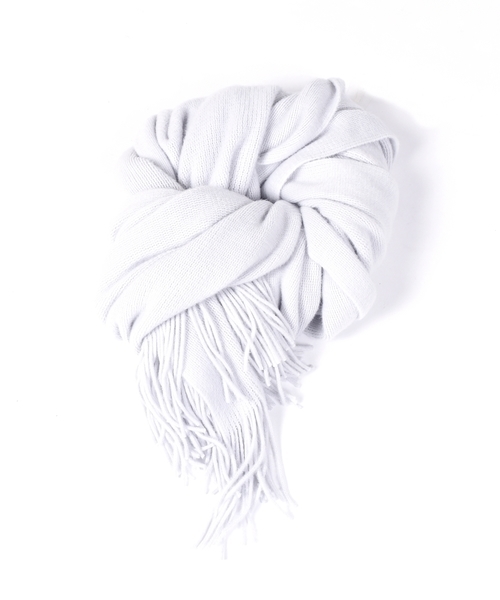 Khaju（カージュ）の「Khaju:キモウソリッドストール◇（ストール/ショール・レディース・パープル/ナチュラル/ライトグレー/ベージュ/イエロー/ネイビー/オレンジ・ONE SIZE）」の10枚目の写真