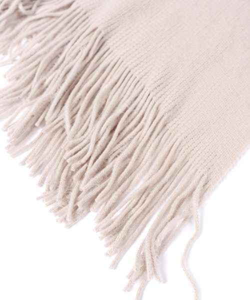 Khaju（カージュ）の「Khaju:キモウソリッドストール◇（ストール/ショール・レディース・パープル/ナチュラル/ライトグレー/ベージュ/イエロー/ネイビー/オレンジ・ONE SIZE）」の16枚目の写真