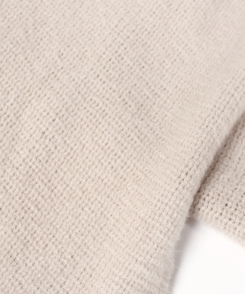 Khaju（カージュ）の「Khaju:キモウソリッドストール◇（ストール/ショール・レディース・パープル/ナチュラル/ライトグレー/ベージュ/イエロー/ネイビー/オレンジ・ONE SIZE）」の17枚目の写真