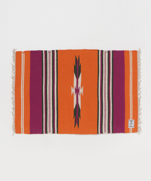 チャイハネ（チャイハネ）の「【チャイハネ】オルテガ柄ラグマット65（ラグ/マット・レディース・ターコイズブルー/オフホワイト/レッド/イエロー/グリーン/パープル/ブルー/マスタード/ベージュ/ブラウン/グレー/ブラック・FREE）」の14枚目の写真