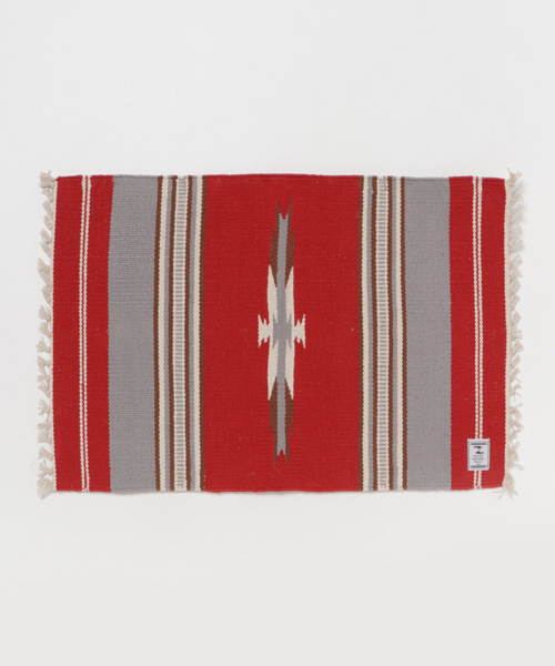 チャイハネ（チャイハネ）の「【チャイハネ】オルテガ柄ラグマット65（ラグ/マット・レディース・ターコイズブルー/オフホワイト/レッド/イエロー/グリーン/パープル/ブルー/マスタード/ベージュ/ブラウン/グレー/ブラック・FREE）」の15枚目の写真