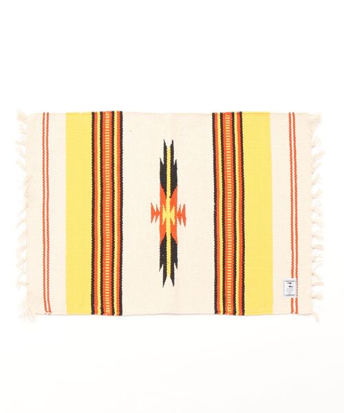 チャイハネ（チャイハネ）の「【チャイハネ】オルテガ柄ラグマット65（ラグ/マット・レディース・ターコイズブルー/オフホワイト/レッド/イエロー/グリーン/パープル/ブルー/マスタード/ベージュ/ブラウン/グレー/ブラック・FREE）」の16枚目の写真