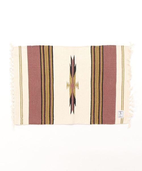 チャイハネ（チャイハネ）の「【チャイハネ】オルテガ柄ラグマット65（ラグ/マット・レディース・ターコイズブルー/オフホワイト/レッド/イエロー/グリーン/パープル/ブルー/マスタード/ベージュ/ブラウン/グレー/ブラック・FREE）」の19枚目の写真