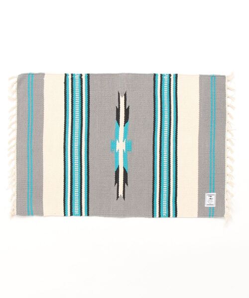 チャイハネ（チャイハネ）の「【チャイハネ】オルテガ柄ラグマット65（ラグ/マット・レディース・ターコイズブルー/オフホワイト/レッド/イエロー/グリーン/パープル/ブルー/マスタード/ベージュ/ブラウン/グレー/ブラック・FREE）」の18枚目の写真