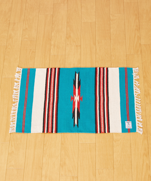 チャイハネ（チャイハネ）の「【チャイハネ】オルテガ柄ラグマット65（ラグ/マット・レディース・ターコイズブルー/オフホワイト/レッド/イエロー/グリーン/パープル/ブルー/マスタード/ベージュ/ブラウン/グレー/ブラック・FREE）」の22枚目の写真