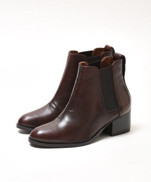 PICHE ABAHOUSE（ピシェ アバハウス）の「5cmサイドゴアブーツ（ブーツ・レディース・ブラック/ダークブラウン/グレー・35/36/37/38/39）」の3枚目の写真