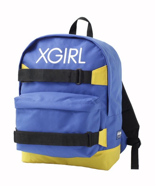 X-girl（エックスガール）の「SK8 BACKPACK（バックパック/リュック・レディース・ブラック/レッド/パープル/ブルー・ONE SIZE）」の3枚目の写真