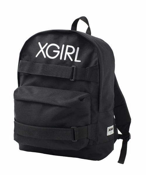 X-girl（エックスガール）の「SK8 BACKPACK（バックパック/リュック・レディース・ブラック/レッド/パープル/ブルー・ONE SIZE）」の2枚目の写真