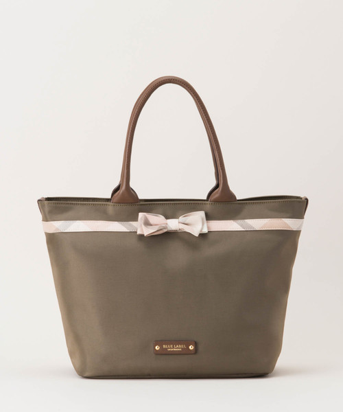 ブルーレーベルクレストブリッジクレスト　ブリッジチェックリボントートバッグ BLUE LABEL CRESTBRIDGE（ブルーレーベルクレストブリッジ）の