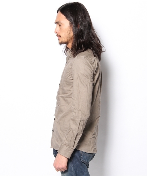 HAMNETT(ハムネット)の「【HAMNETT】 ダイヤピンタック(シャツ/ブラウス・メンズ・グレイッシュベージュ/ベージュ・MEDIUM/LARGE)」の4枚目の写真